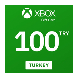 XBOX LIVE GIFT CARD 25-50-100-300 TRY ✅(TURKEY) KEY🔑