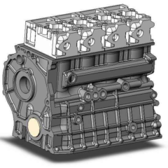 3D-модель двигателя ЯМЗ-534