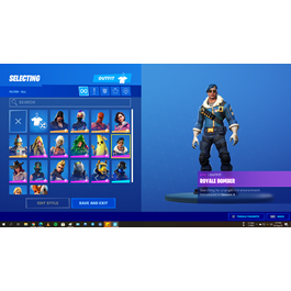 FORTNITE🎮 18+ SKINS ACCOUNT |OG ROYALE BOMBER| + MAIL