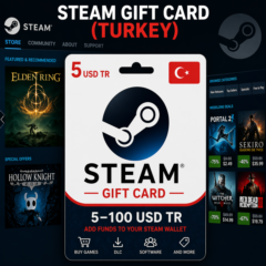 Steam Gift Card (Турция) 5–100 USD TR | Код пополнения Steam