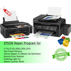 СБРОС EPSON L110 L210 L300 L350 L355 ОТПРАВИТЬ НА ВАШУ