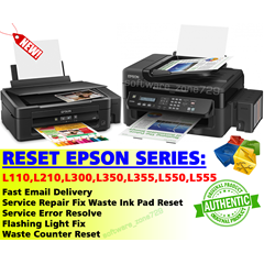 СБРОС EPSON L110 L210 L300 L350 L355 L550 L555 ♕ + БЫСТ