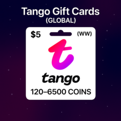 Tango Live Gift Cards 120–6500 монет | Все регионы