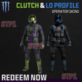 🔑Clutch+Lo Profile Operator Skin Code🌍MONSTER ENERGY