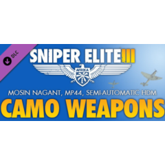 Sniper Elite 3 - Camouflage Weapons Pack Steam Gift RU