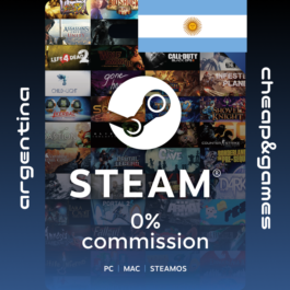 🔥 Top-up card 💲 Top up Steam ARGENTINA USD