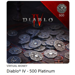 💥Diablo IV: 500-18500  Платины 🔵 PS4/PS5 🔴TR🔴