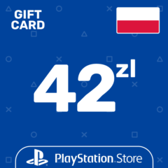 ⭐️Карта Пополнения PSN 42 Злотых (PLN) Польша