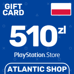 ⭐️Карта Пополнения PSN 510 Злотых (PLN) Польша