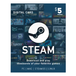 💵 Steam Wallet Gift Card - $5 NOT GLOBAL