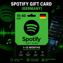 Spotify Gift Card (Германия) 10-60 EUR | Код пополнения Spotify