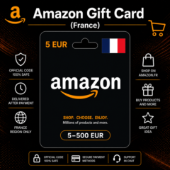Amazon Gift Card (Франция) 5–500 EUR | Код пополнения Amazon