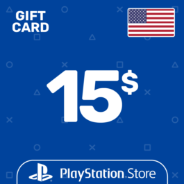 ⭐️PSN Top Up Card 15$ (USD) USA