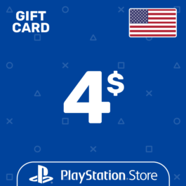 ⭐️PSN Top Up Card 4$ (USD) USA