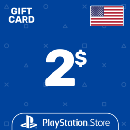 ⭐️PSN Top Up Card 2$ (USD) USA