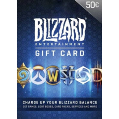 Blizzard Gift Card 50€ (ЕВРО) ✔️Battle.net EU