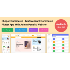 Shopo eCommerce - Multivendor eCommerce Flutter app