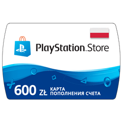 Карта PlayStation(PSN) 600 PLN (Злотых)🔵Польша