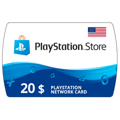 Карта PlayStation(PSN) 20$ USD (Долларов) 🔵США