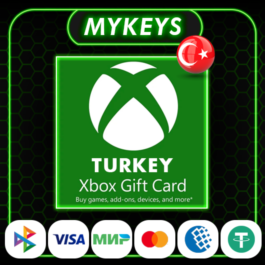 🟢XBOX LIVE GIFT CARD TURKEY 25/50/75/100 TL Подарочная