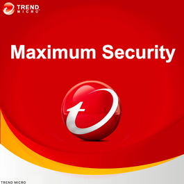 Trend Micro Maximum Security ( Global ) 1 PC 1 YEAR