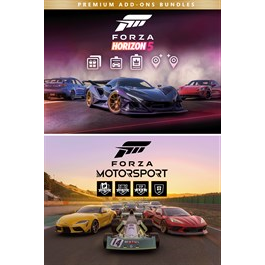 FORZA MOTORSPORT AND FORZA HORIZON 5 PREMIUM ADD-ONS