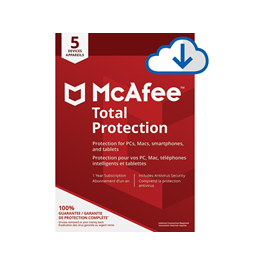 McAfee Total Protection 2024 Antivirus 3 Years 1 Device