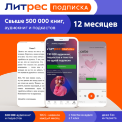 💳 ПОДПИСКА ЛИТРЕС НА 12 МЕСЯЦЕВ — ПРОМОКОД