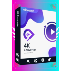 ✴️ Конвертер Aiseesoft 4K 🔑 Лицензионный код на 1 год