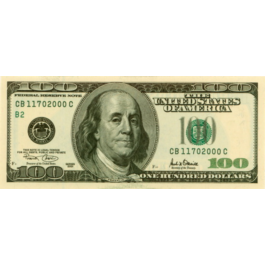 Scanned images of American dollars