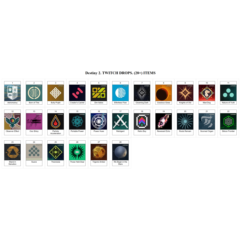 DESTINY 2【TWITCH DROPS СКИНЫ】28+ ЕМБЛЕМ | GIFT