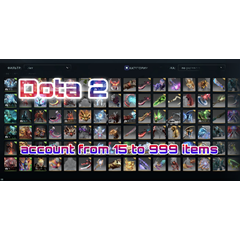 DOTA 2 аккаунт 🔥 от 15 до 999 предметов✅+ Почта