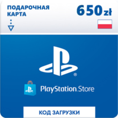 🔶PSN 650 Злотых Польша PLN [Карта Оплаты] Официально