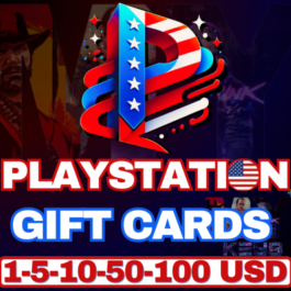 🔹PLAYSTATION (PSN) GIFT CARD⭕1/10/25/50/100 USA CODE