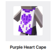 МАЙНКРАФТ【Purple Heart Cape】СКИН | КОД | JAVA & BEDROCK