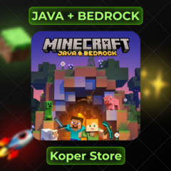 ✨MINECRAFT Java + Bedrock ДЛЯ ПК | ДЛЯ НОВЫХ АККОВ🚀