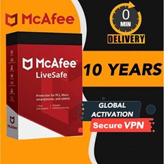 McAfee LiveSafe 2025 Key