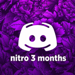 DISCORD NITRO | 3 МЕСЯЦ +2 БУСТА