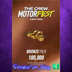☀️The Crew Motorfest Bronze Pack 100,000 Crew Credits XBOX DLC