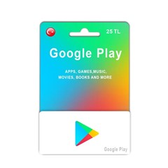 🚀Google Play Gift Cards 25/50/100/250 🇹🇷TURKEY🇹🇷