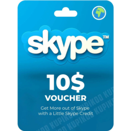 🔥Skype Gift Cards 10$/25$/50$ Global