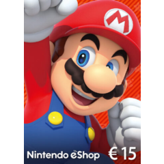 Nintendo eShop💳Карта 15 EUR Евро🍄Нинтендо🍄Германия🍄