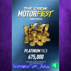 ☀️The Crew Motorfest Platinum Pack 675,000 Crew Credits XBOX DLC