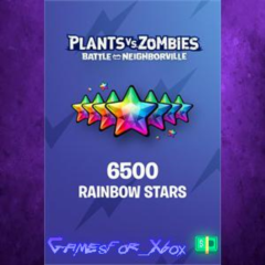☀️Plants vs. Zombies Battle for Neighborville – 5000 +1500 Bonus Rainbow Stars XBOX D