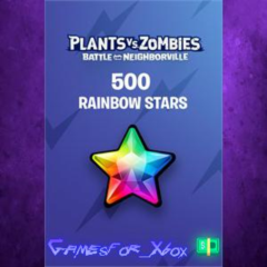 ☀️Plants vs. Zombies Battle for Neighborville – 500 Rainbow Stars XBOX DLC