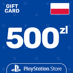 ⭐️Карта Пополнения PSN 500 Злотых (PLN) Польша