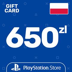 ⭐️Карта Пополнения PSN 650 Злотых (PLN) Польша