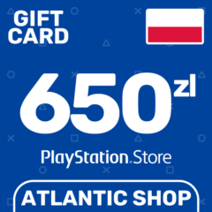 ⭐️Карта Пополнения PSN 650 Злотых (PLN) Польша