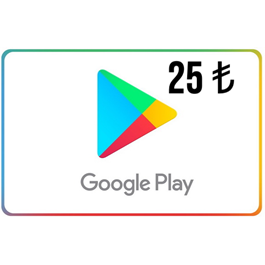 Google Play Gift Cards Turkey 25.00 TL