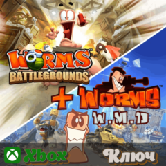 🔑 WORMS BATTLEGROUNDS + WORMS W.M.D  🔥 XBOX КЛЮЧ